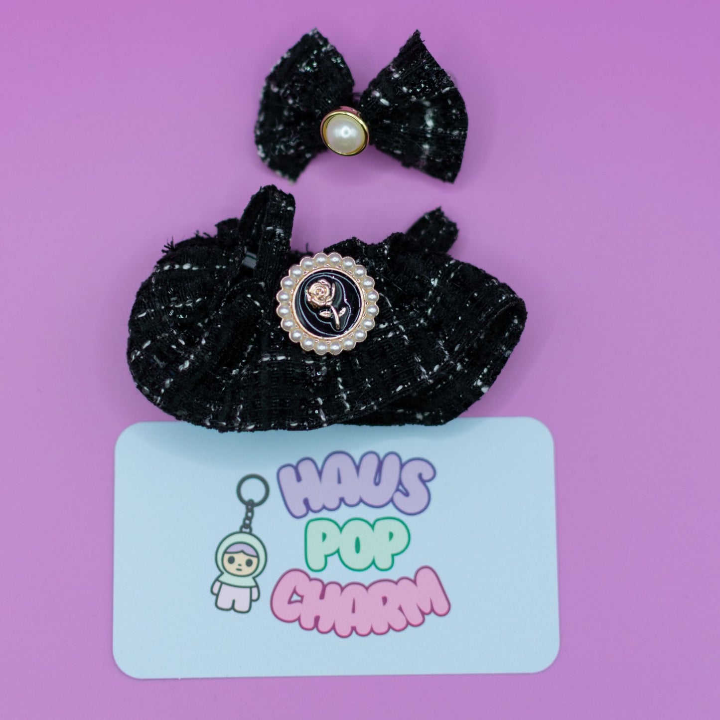 Elegante Mini Labubu 10cm Puppenkleidung 2-teiliges Set