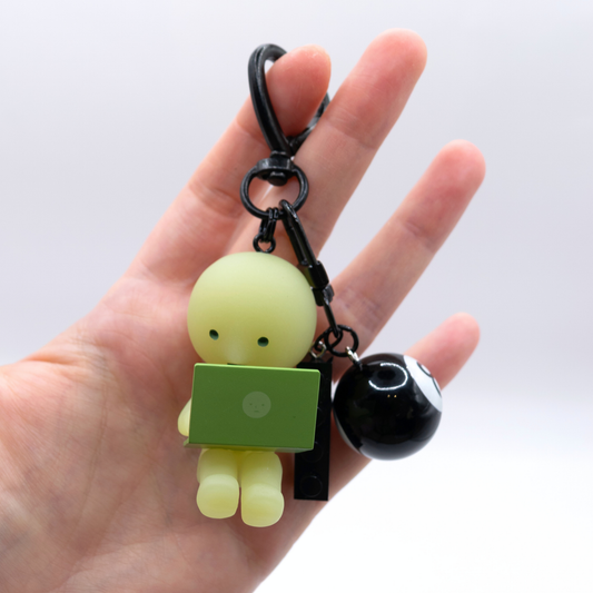 Handmade SMISKI @ Work Series Researching Charm Keychain