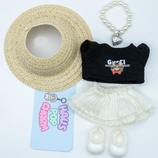 Designer Inspired 17cm Doll Clothes 5-Piece Set