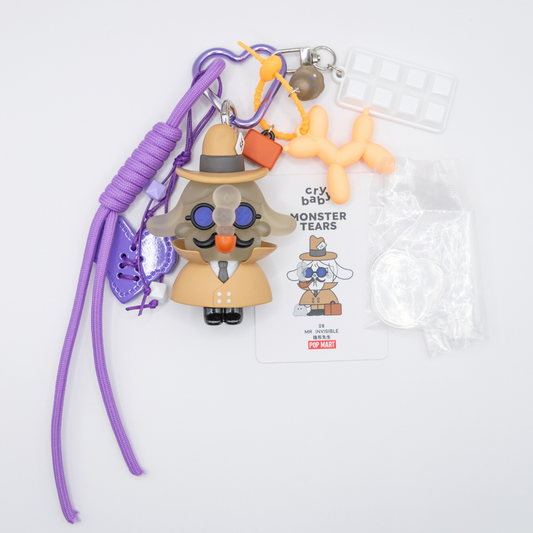 HANDMADE CRYBABY Monster Tears MR. INVISIBLE Bag Charm Keychain