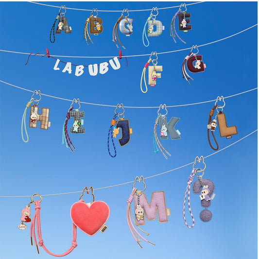 POP MART THE MONSTERS Labubu Pin for Love Series Letter Pendants