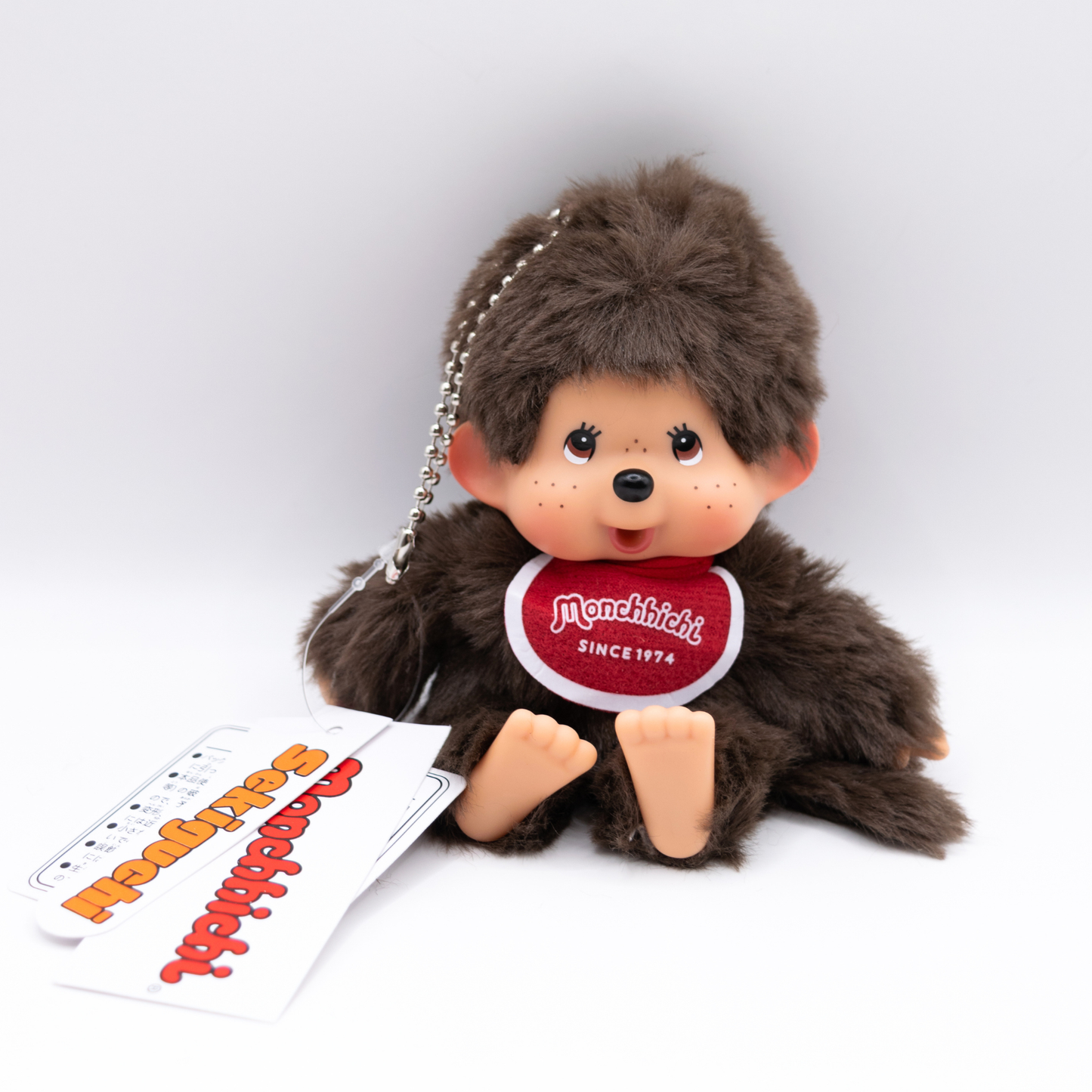 Monchhichi Classic Brown 15cm Plush Pendant