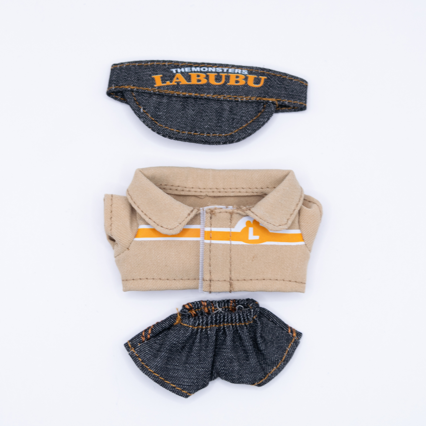 Wacky Mart Inspired Mini Labubu 10cm Doll Clothes 3-Piece Set