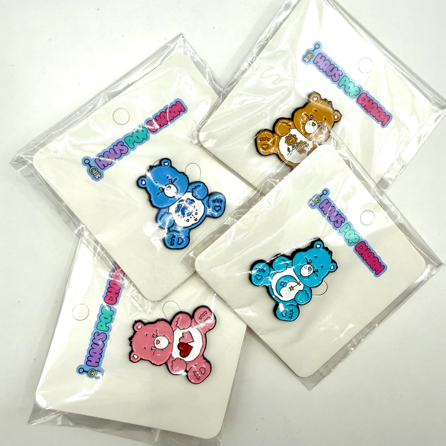 Care Bear Enamel Pins Various Designs