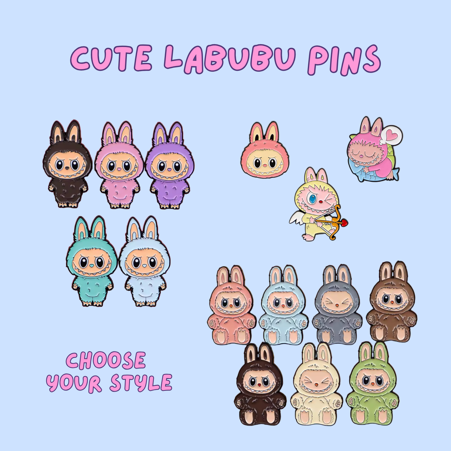 Little Monsters Enamel Pins