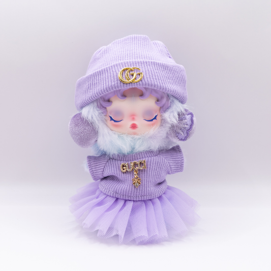 Premium Luxury Designer Inspired Doll Clothes 4-Piece Set