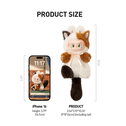 POP MART The Monsters Cat Mode On Series Plush Pendant
