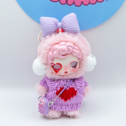 Cute 17cm Doll Clothes 3-Piece Set Various Colors