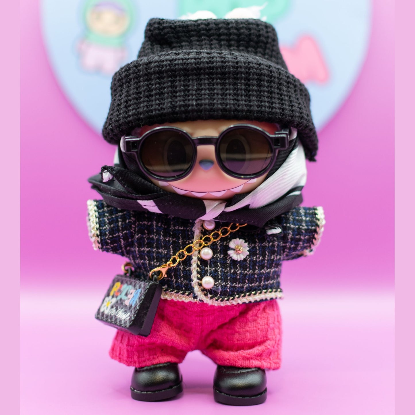 K-Pop Idol Designer Inspired 17cm Doll Clothes 7-Piece Set
