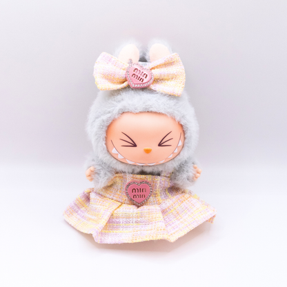Designer Inspired 17cm Doll Clothes 2-Piece Set Various Colours