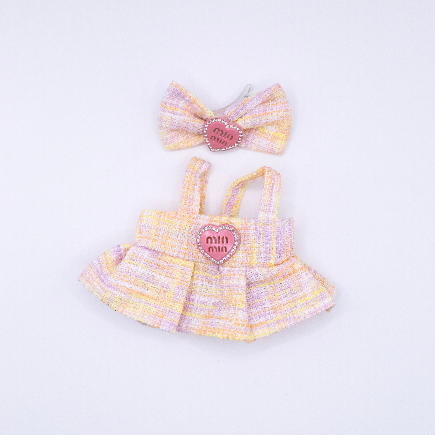 Designer Inspired 17cm Doll Clothes 2-Piece Set Various Colours