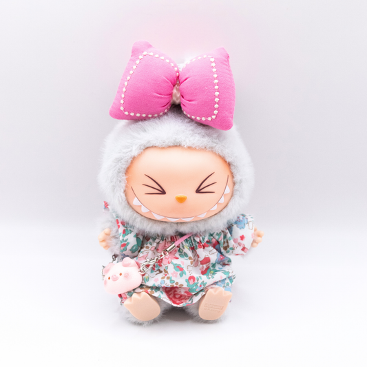 Süße 17cm Puppenkleidung Florales 3-teiliges Kleidungsset