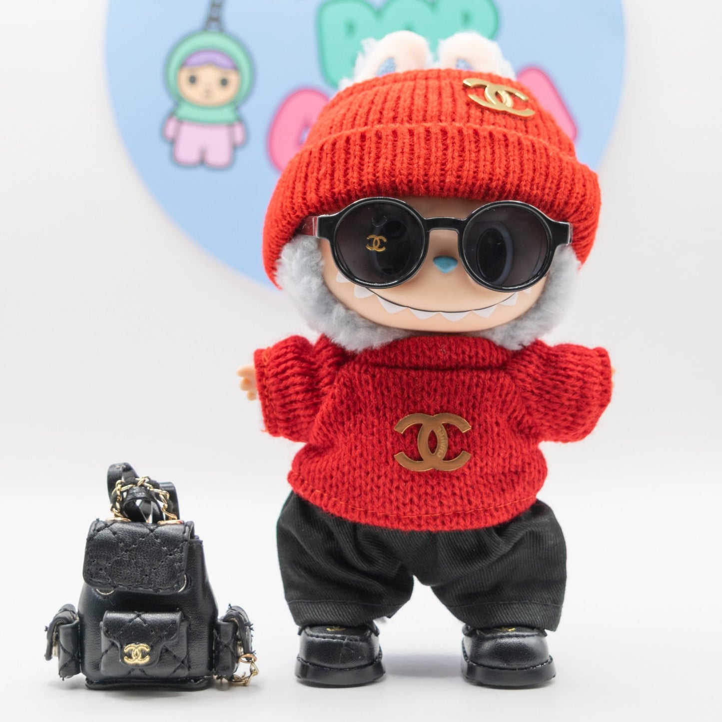 Premium Luxury Designer Inspired Doll Clothes 6-Piece Set