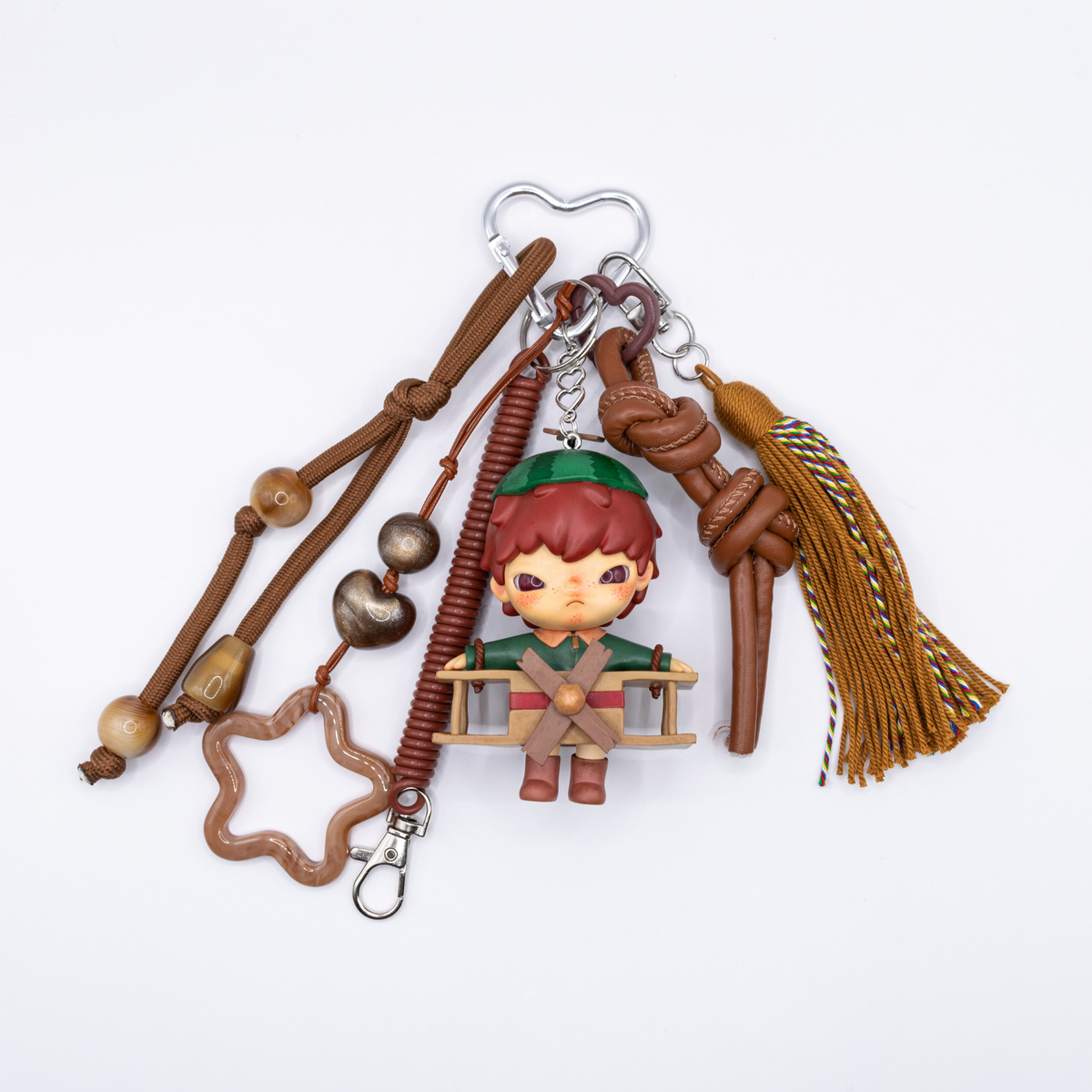 Handmade HIRONO Little Mischief Aviator Bag Charm Keychain – Haus