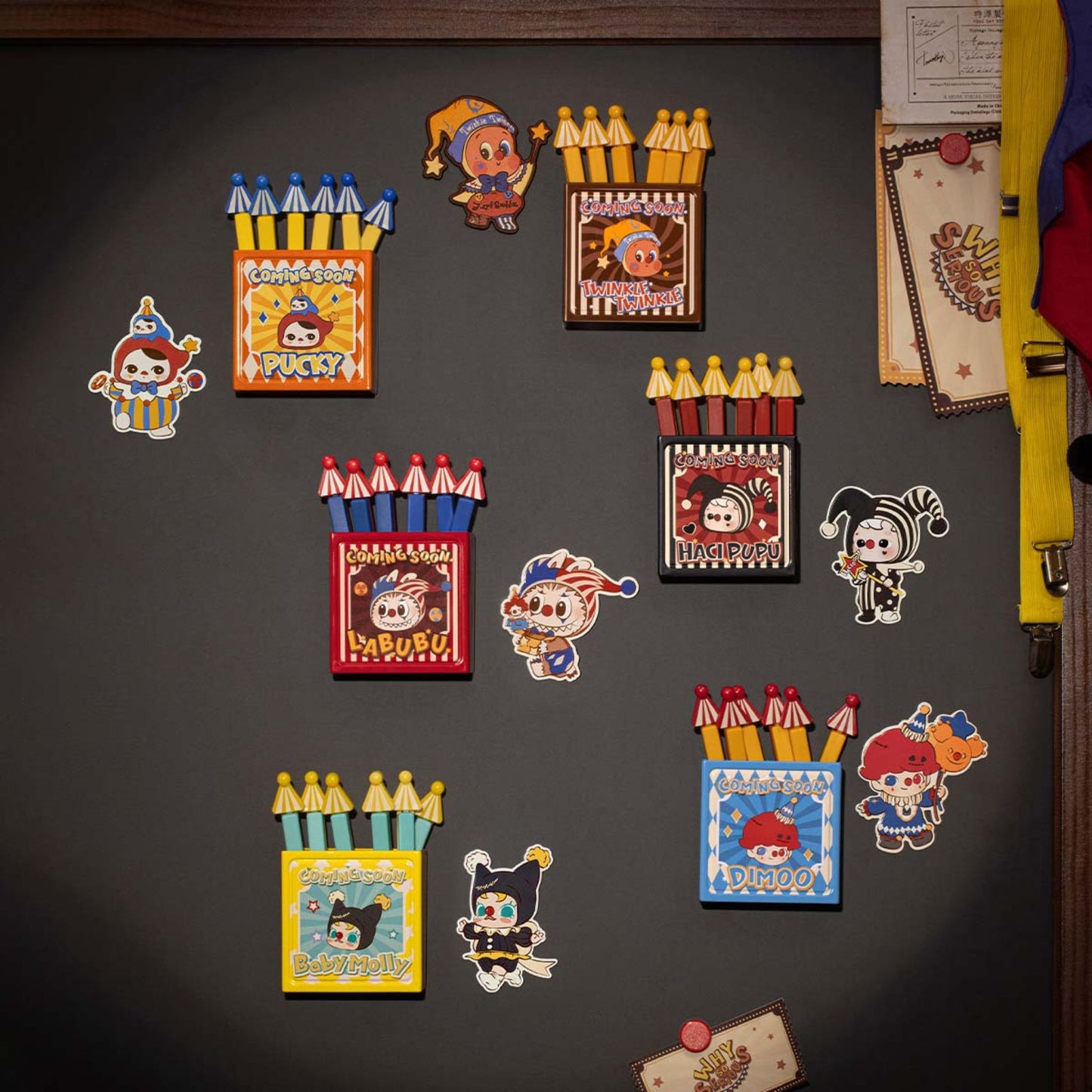 POP MART Why So Serious Series Magnetic Clip Set