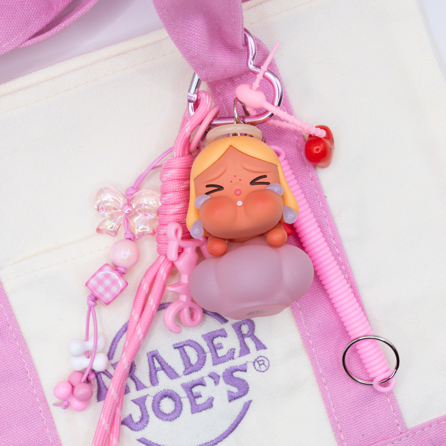 Handmade CRYBABY Stupid Cupid Chunky Keychain and Bag Charm