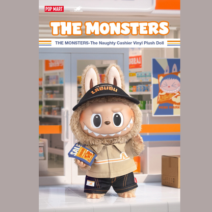 POP MART The Monsters The Naughty Cashier Plush Doll 38cm