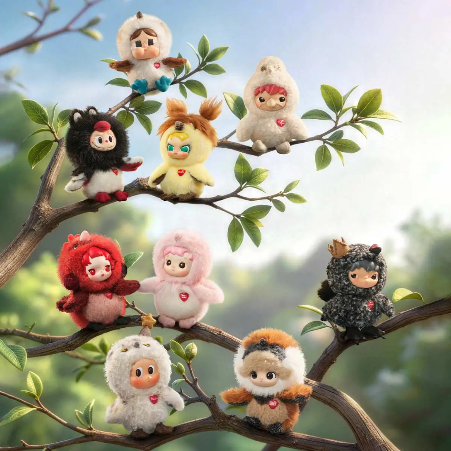 POP MART Dear Birds Series Plush Pendants