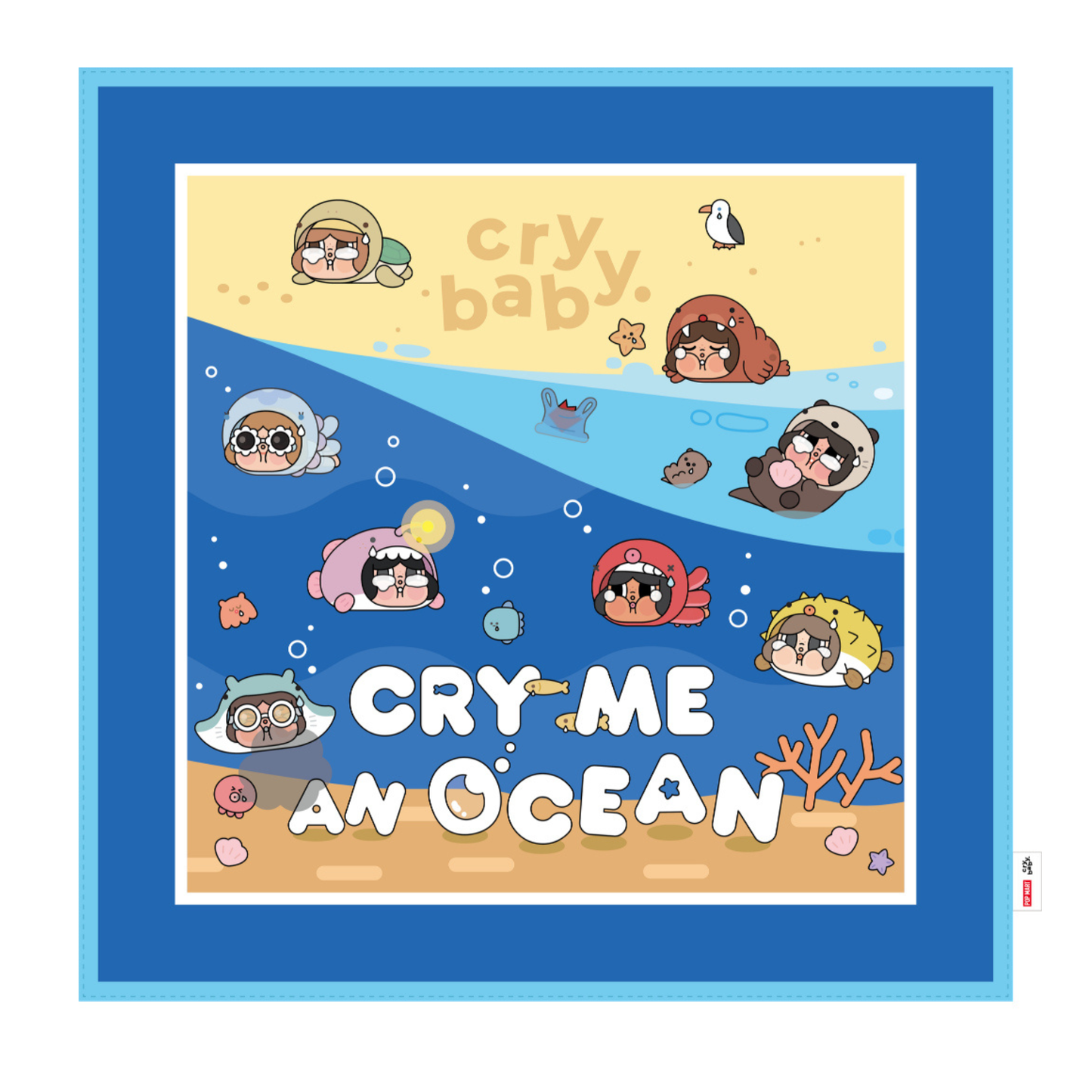 POP MART CRYBABY Cry Me An Ocean Series Bandana