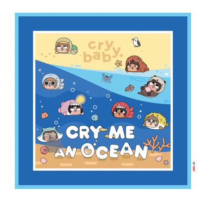 POP MART CRYBABY Cry Me An Ocean Series Bandana