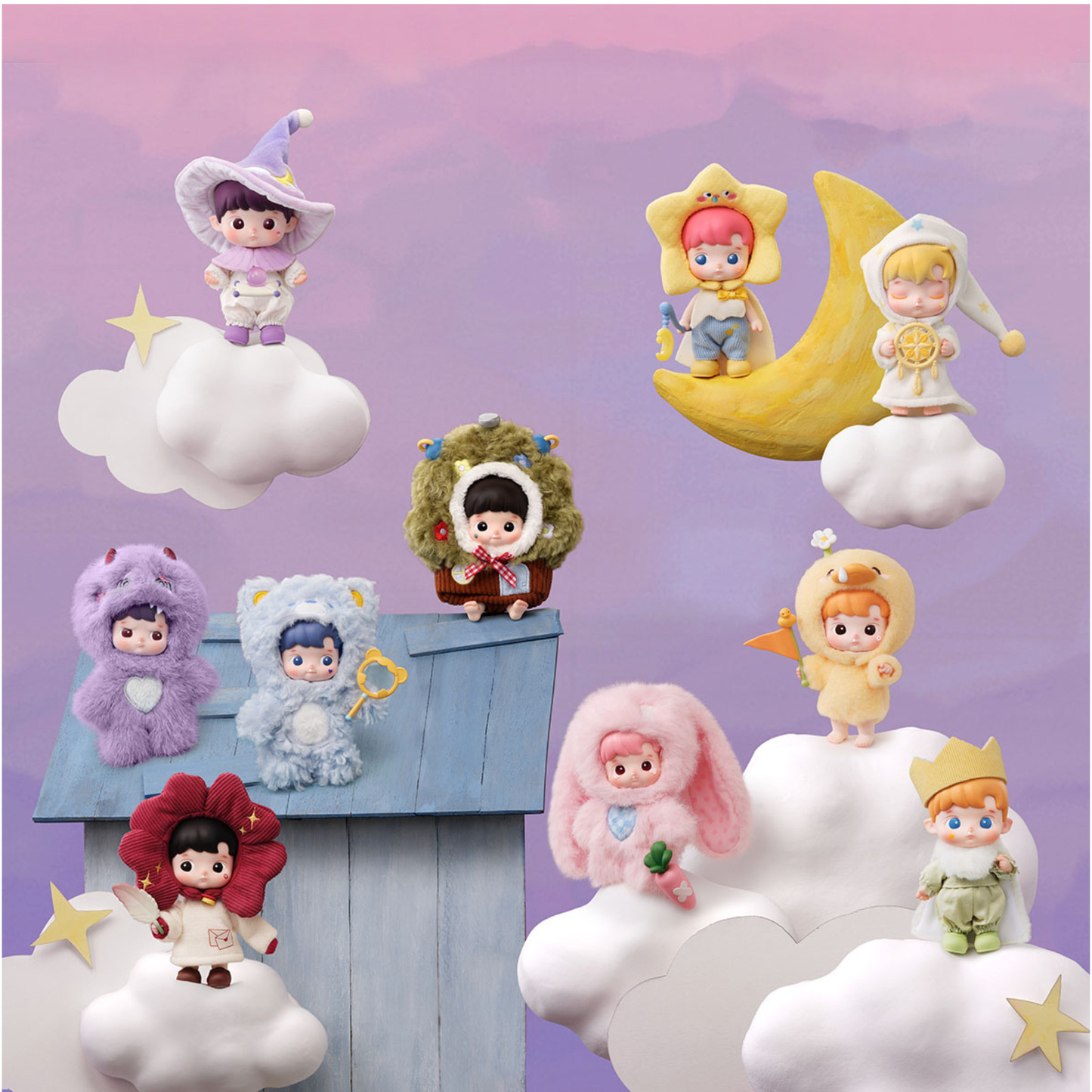 POP MART Hacipupu enchanted Realm Tales Series Mini Action Figures