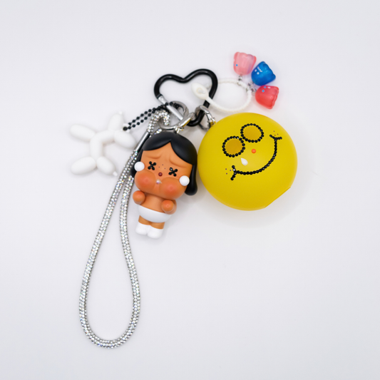 HANDMADE CRYBABY Monster Tears HAPPIE Bag Charm Keychain