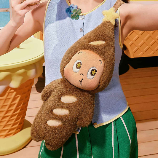 POP MART Twinkle Twinkle Plush Baguette Bag (Moon Gelato Series)
