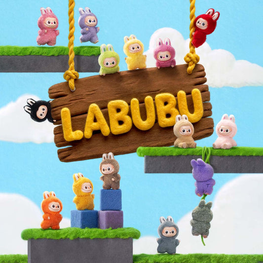 POP MART The Monsters Labubu Pin for Love Series Plush Pendant