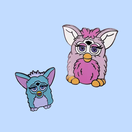 Furby 90s Millenial Nostalgia Enamel Pins Various Designs