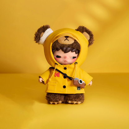 POP MART Hirono x Kodak Click Bear Plush Doll Pendant (Limited Edition)