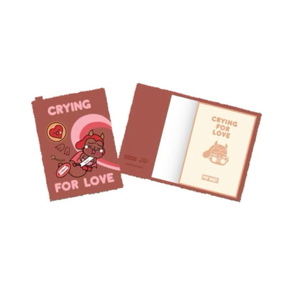 POP MART CRYBABY Crybaby's Tears Series Devil Plush Notebook Badge Set (Limited Edition)