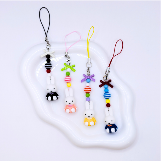 Handmade MIFFY Phone Charm Various Colors
