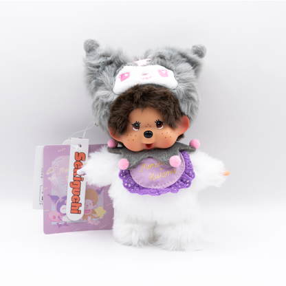 Pendentif en peluche Monchhichi x KUROMI