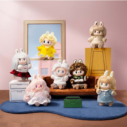 POP MART The Monsters Labubu Hair Salon Series Plush Pendant