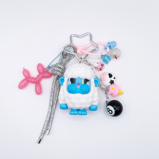 HANDMADE CRYBABY Monster Tears FROSTY CANDY Bag Charm Keychain