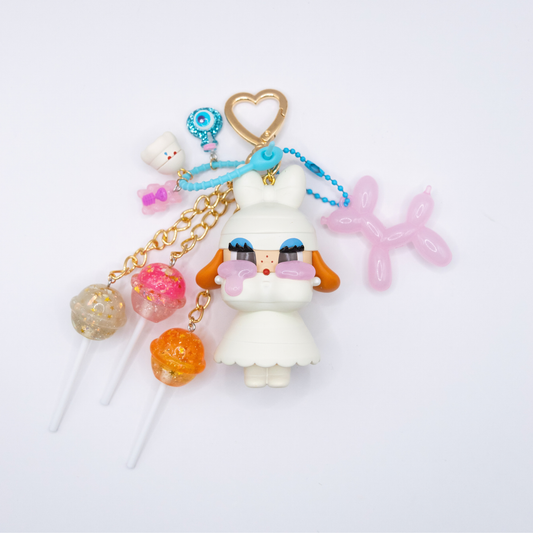 HANDMADE CRYBABY Monster Tears LADY MUMMY Bag Charm Keychain