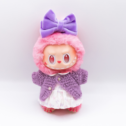 Süßes 17cm Puppenkleid 3-teiliges Set