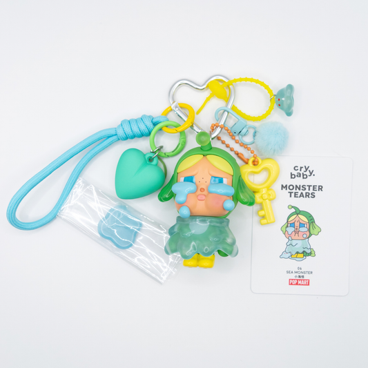 HANDMADE CRYBABY Monster Tears SEA MONSTER Bag Charm Keychain