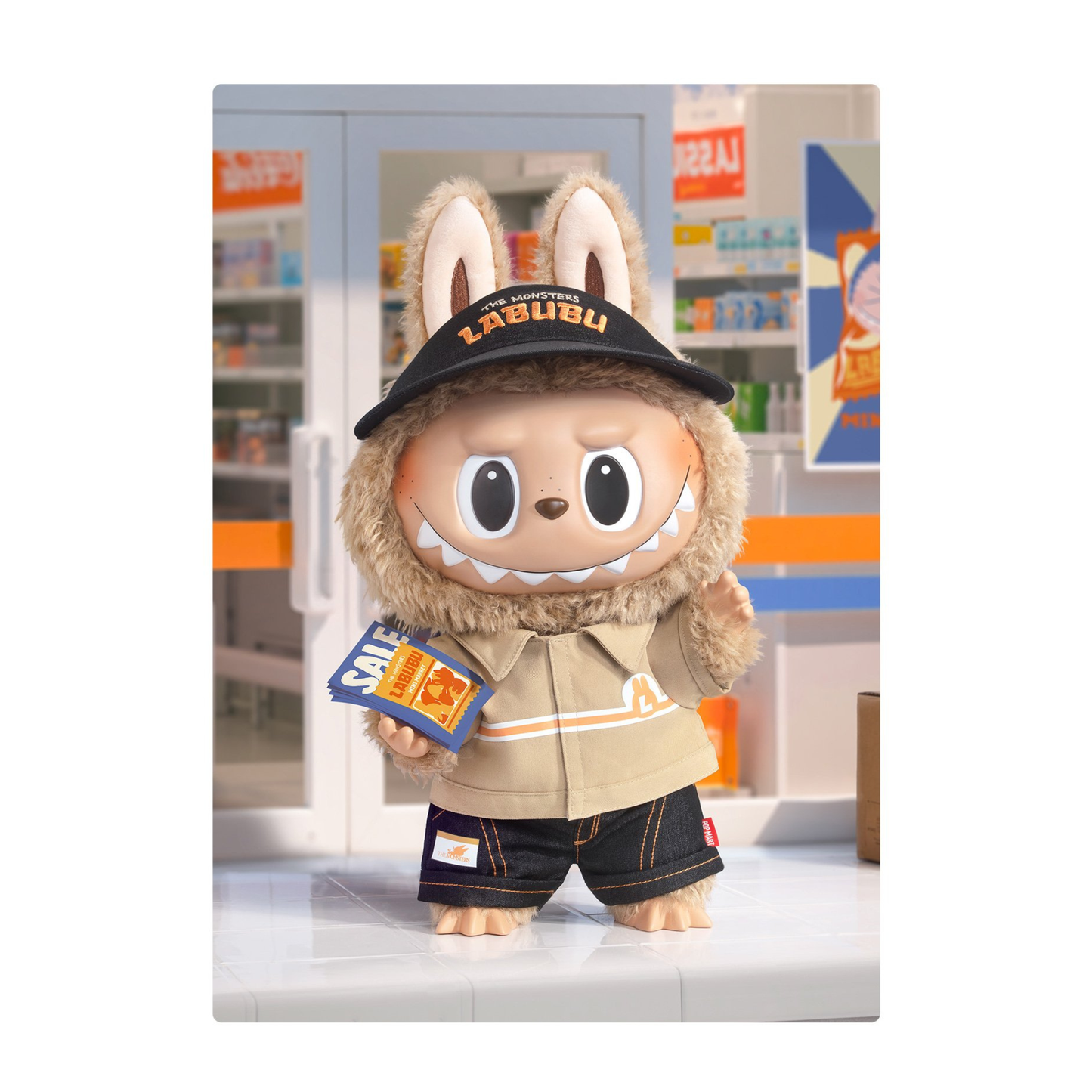 POP MART The Monsters The Naughty Cashier Plush Doll 38cm