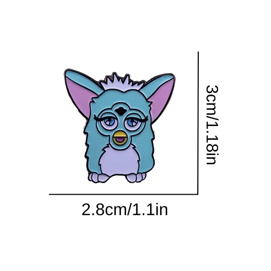 Furby 90s Millenial Nostalgia Enamel Pins Various Designs