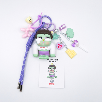Porte-clés/Bijou de sac CRYBABY Monster Tears FAIT MAIN BIG BOY FRANKIE
