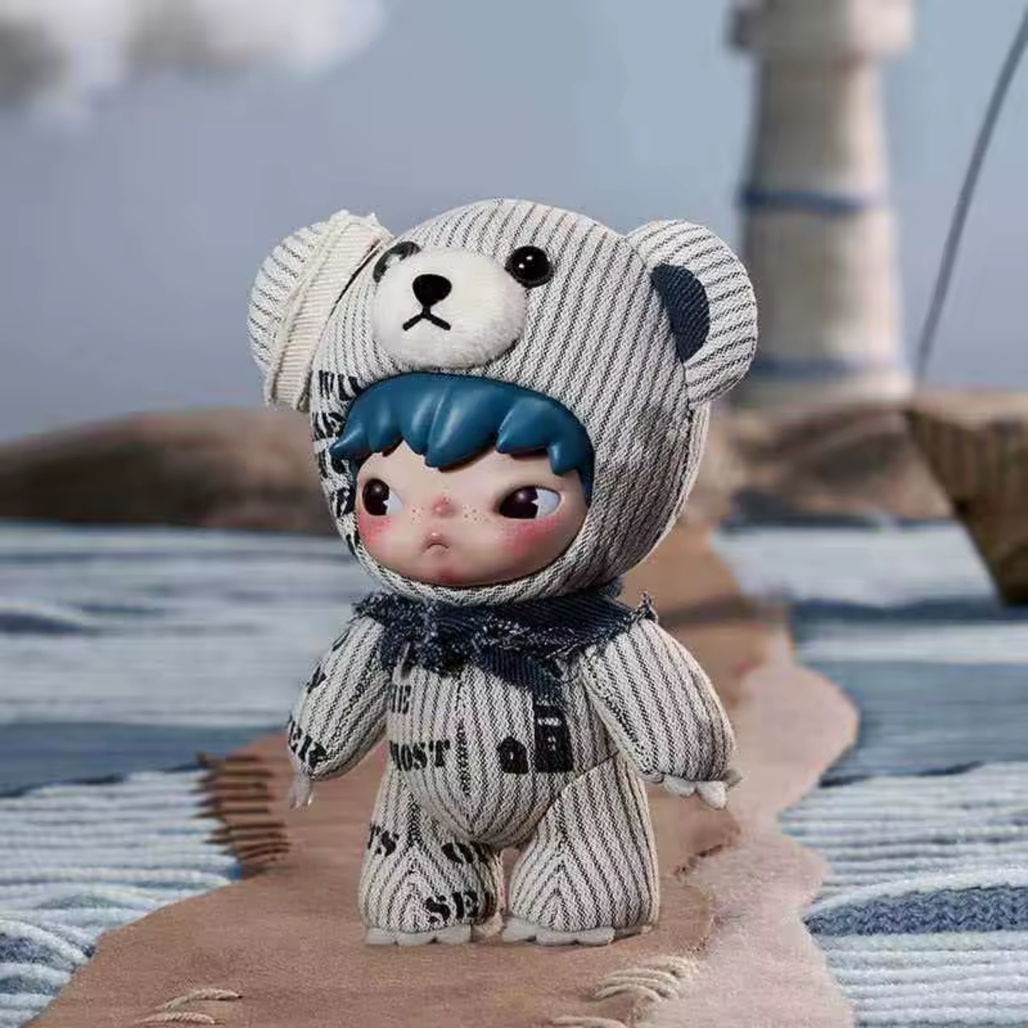 POP MART HIRONO Freedom Island Plush Pendant (Shanghai Exclusive)