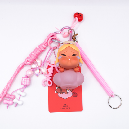 Handmade CRYBABY Stupid Cupid Chunky Keychain and Bag Charm