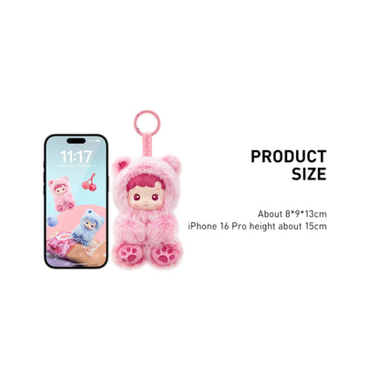 Pendentif en peluche POP MART Hacipupu, série oursons gélifiés