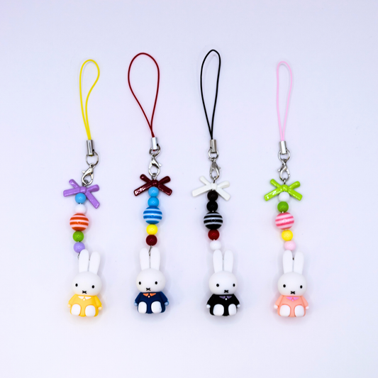 Handmade MIFFY Phone Charm Various Colors