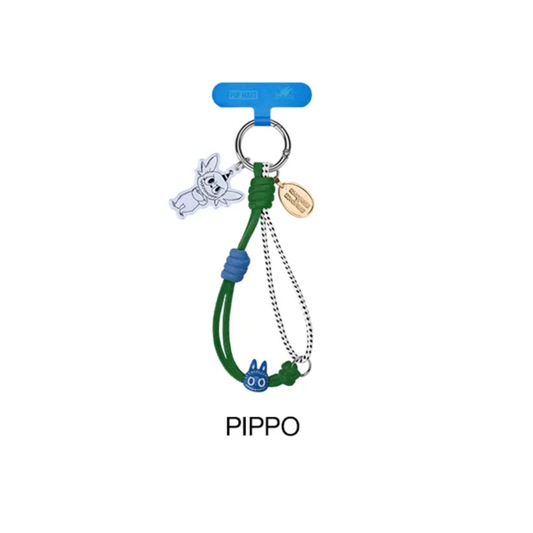 POP MART The Monsters 10th Anniversary Series Phone Charm Lanyard