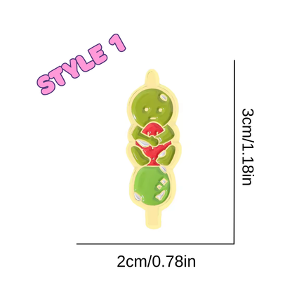 Funny Smiski Enamel Pins