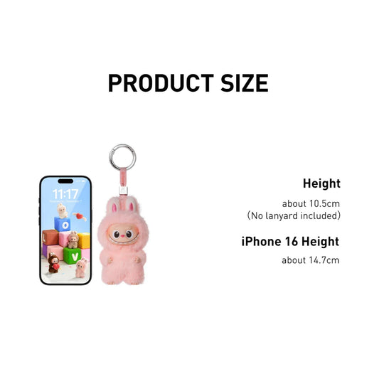 POP MART The Monsters Labubu Pin for Love Series Plush Pendant