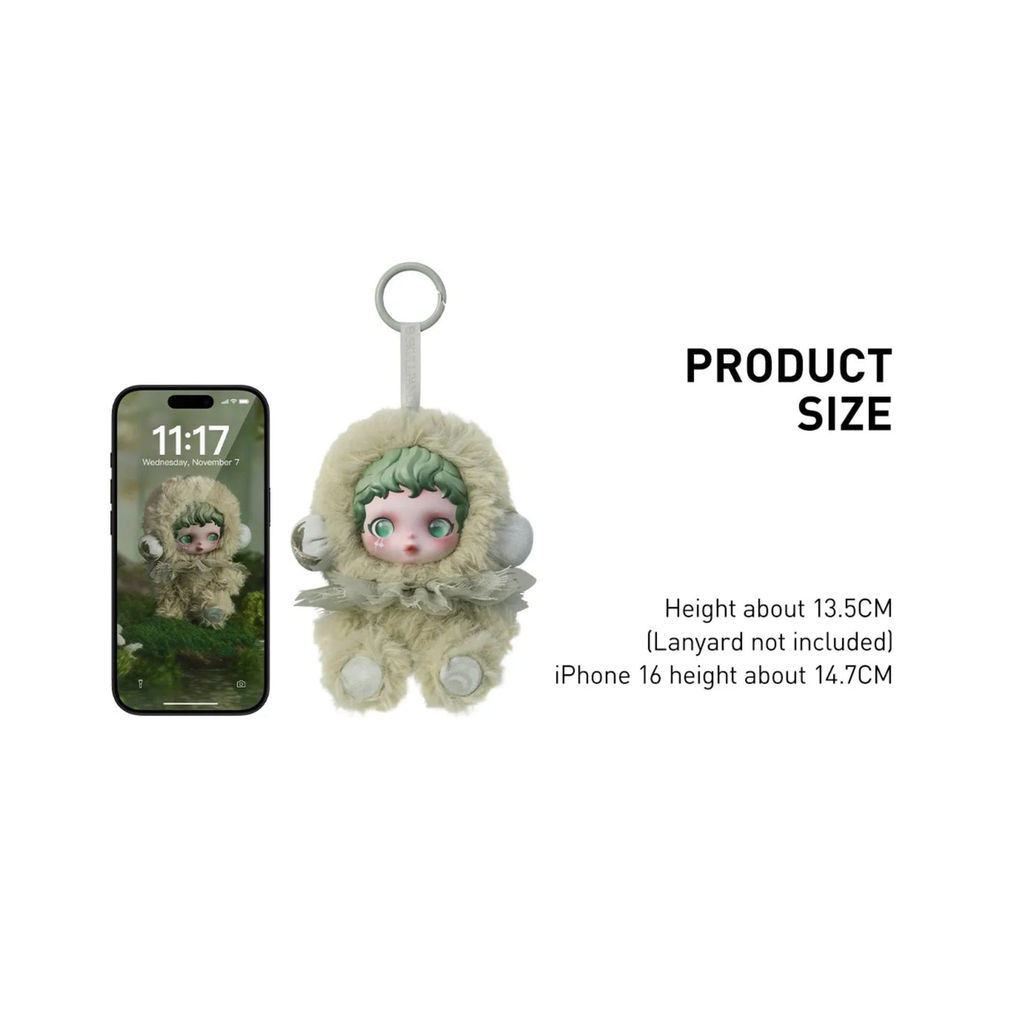 Pendentif peluche série POP MART Skullpanda L'Impressionnisme