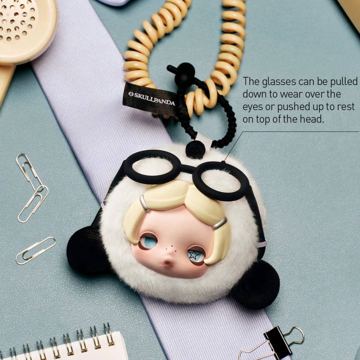 POP MART Skullpanda Off Mode Series Earphone Bag